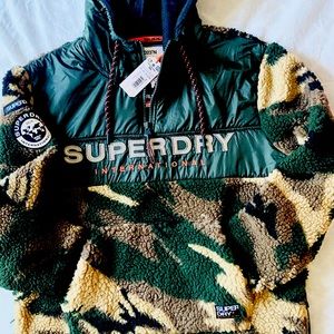 Men’s SuperDry overhead CAMO hoodie jacket